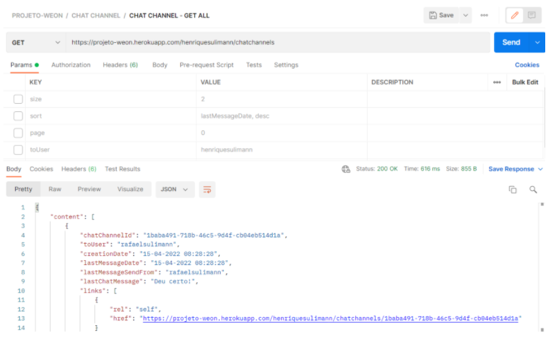 GitHub - rafaelsulimann/projeto-message-channel: API Restfull para um ...
