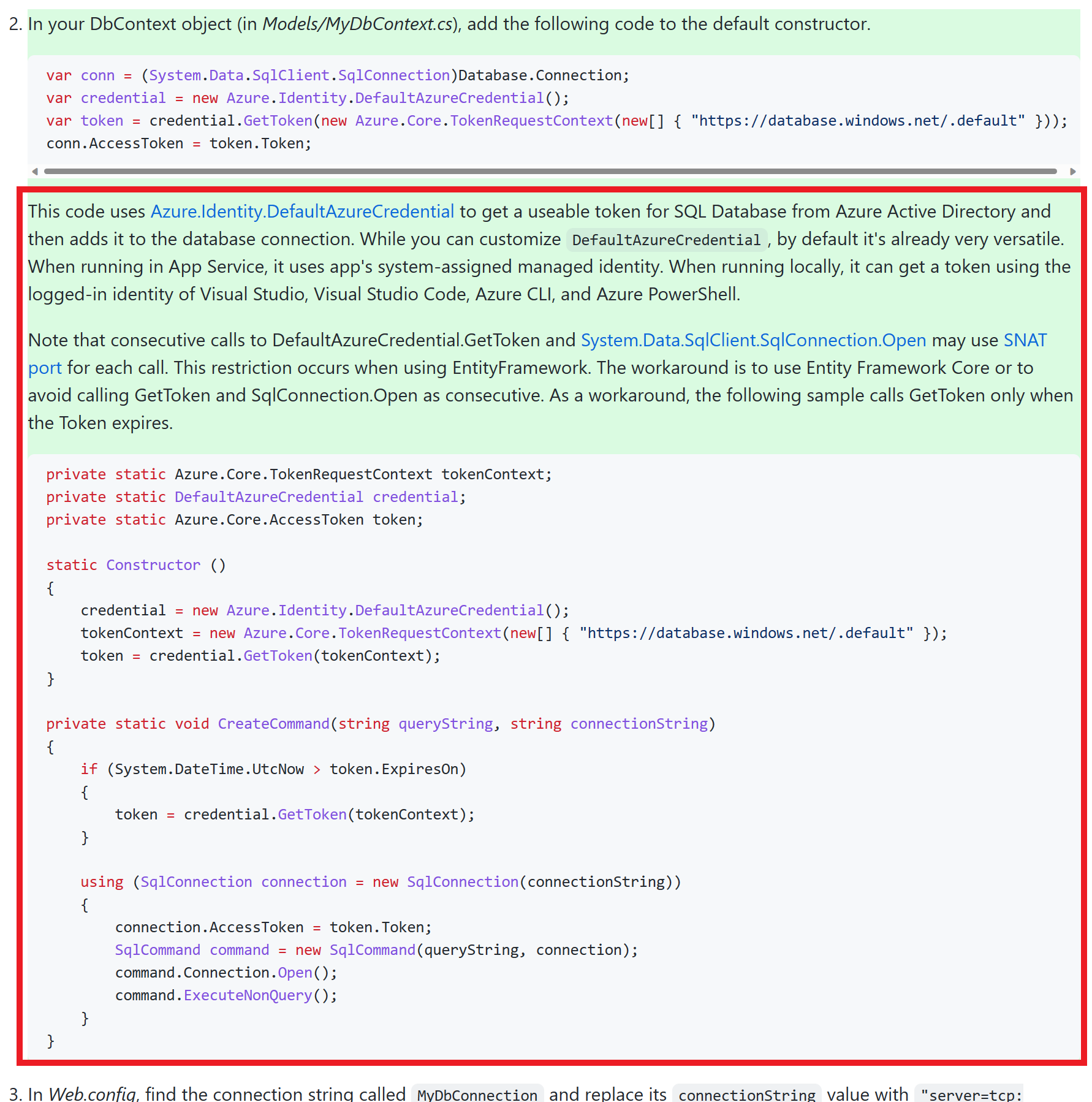 entity-framework-connect-to-sql-database-from-app-service-sample-code