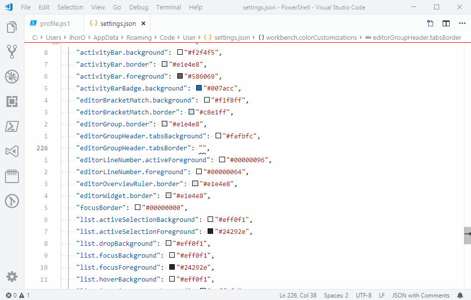 Breadcrumbs should not move the `tabsBorder` · Issue #69854 · microsoft ...