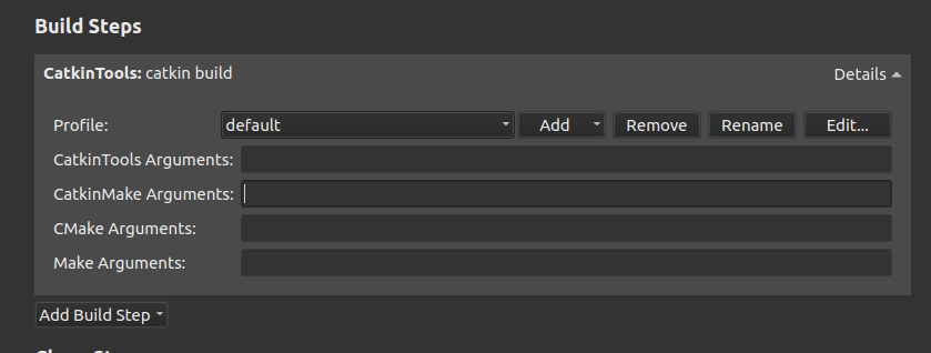 Support partial build · Issue #215 · ros-industrial/ros_qtc_plugin · GitHub