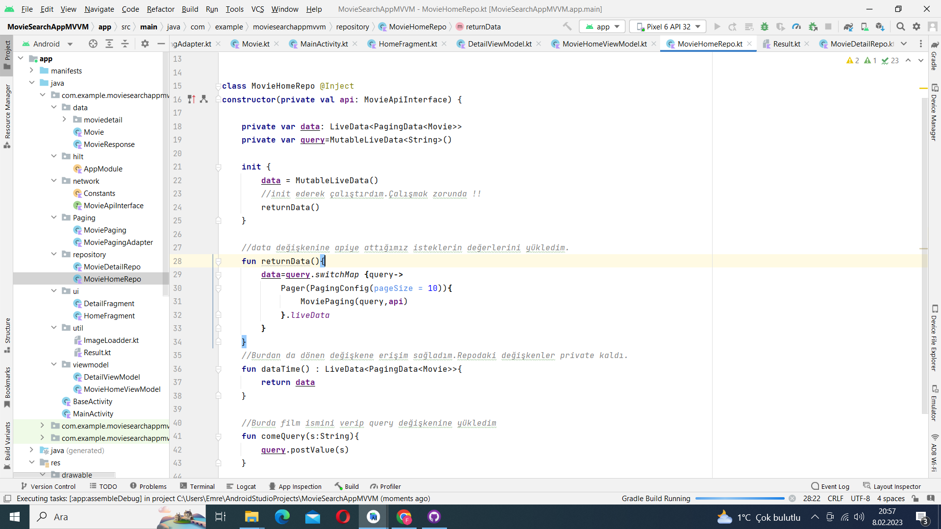 GitHub - Cntrk01/MovieAppMVVM-V2: Event class yapısını çıkarttım ...