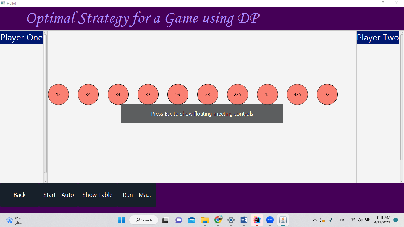 GitHub - tareqkhanfar/Optimal-Strategy-for-a-Coin-Game-using-Dynamic ...