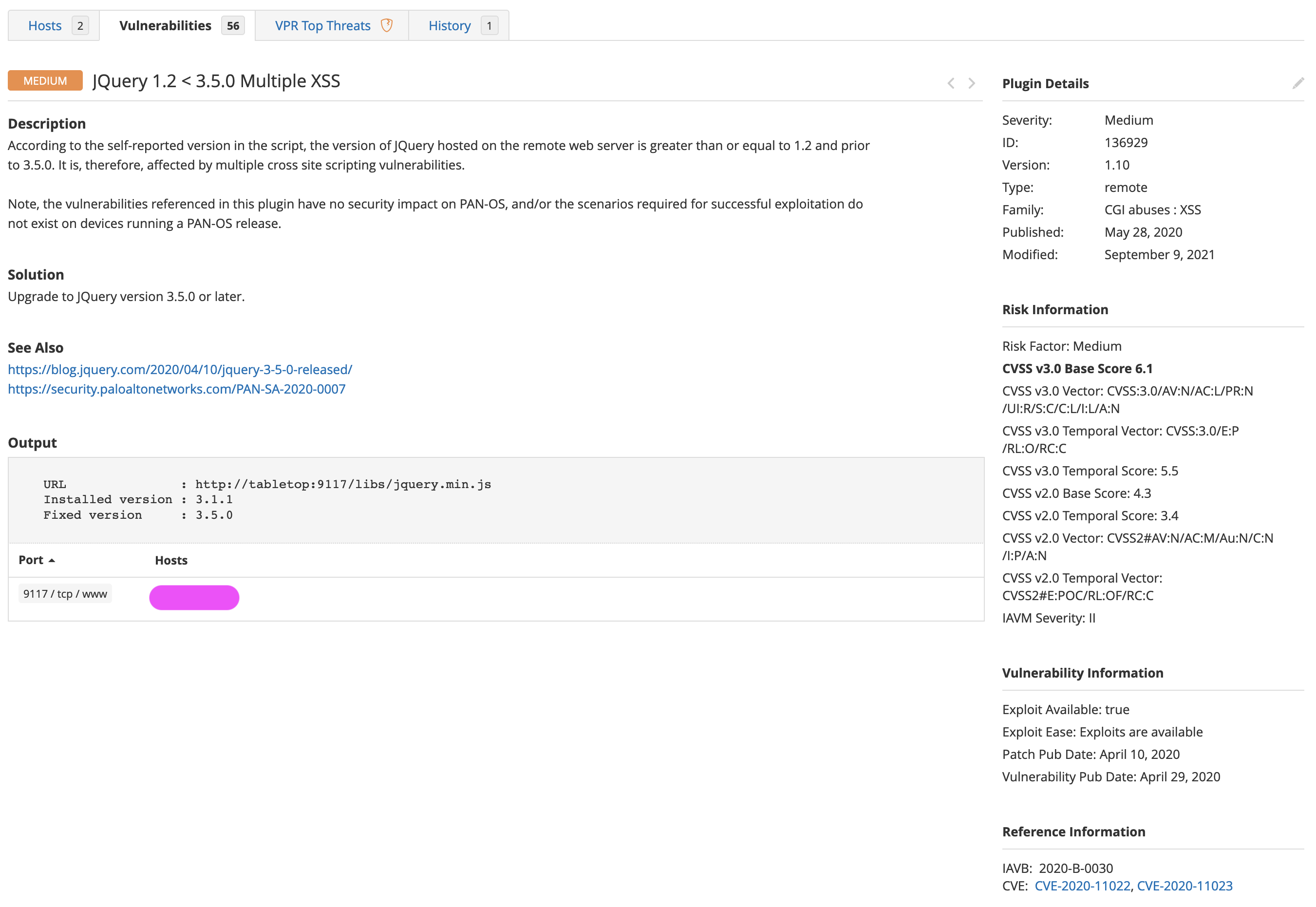[Security] jQuery 3.1.1 is vulnerable to CrossSite Scripting (XSS