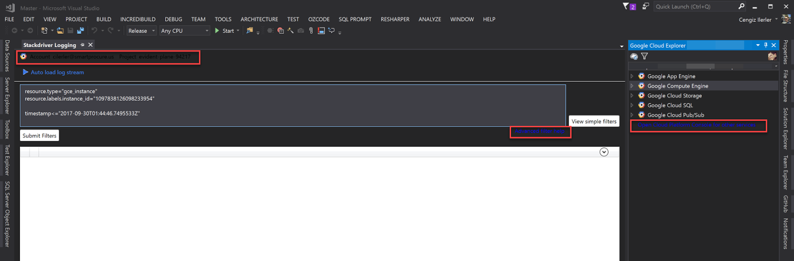 Logviewer text is not visible on dark theme. · Issue #809 ...