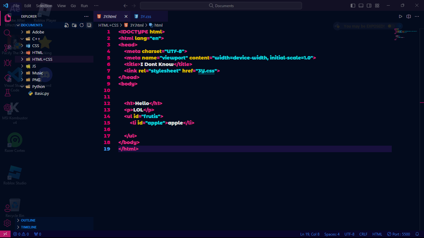 In vs code some css codes are not norking like ::fist letter :hover pls ...