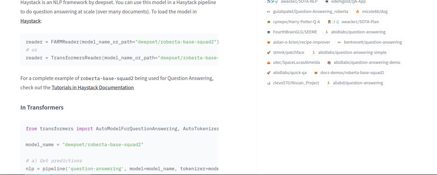 Dataset Card Example Format model/dataset cards