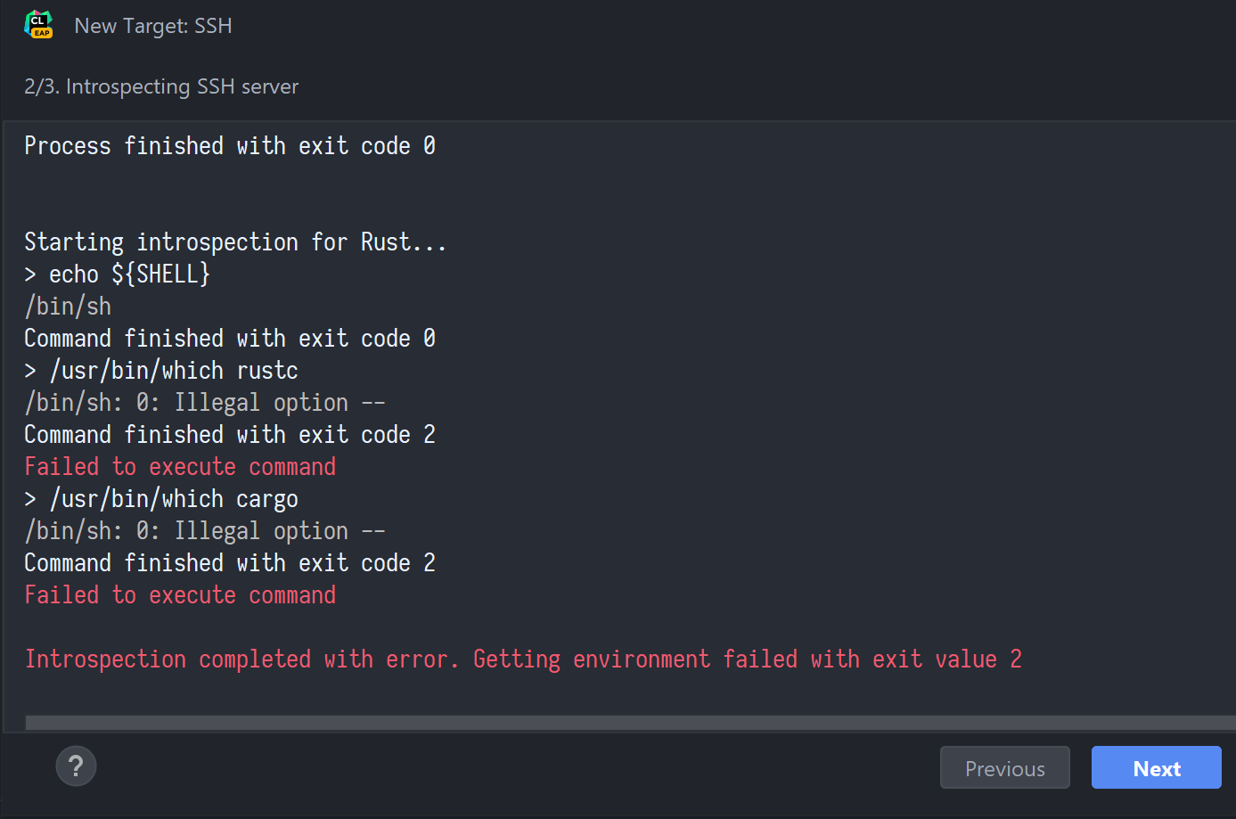 Remote target autoconfiguration fails if remote /bin/sh is dash · Issue