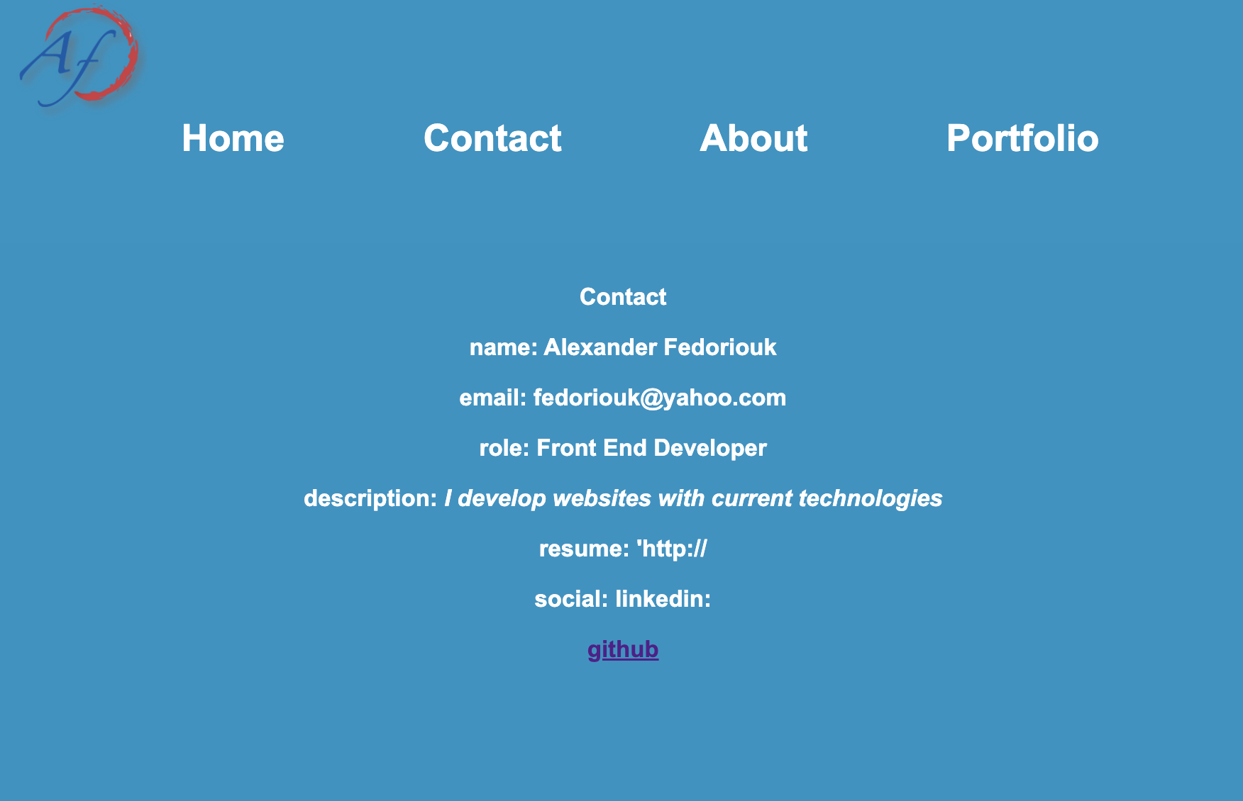 GitHub - afedoriouk/20-React-Portfolio-Project-20: 20-React-Portfolio ...