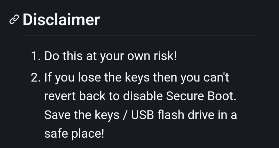 how to disable secure boot? · Issue #3 · ryanrudolfoba ...