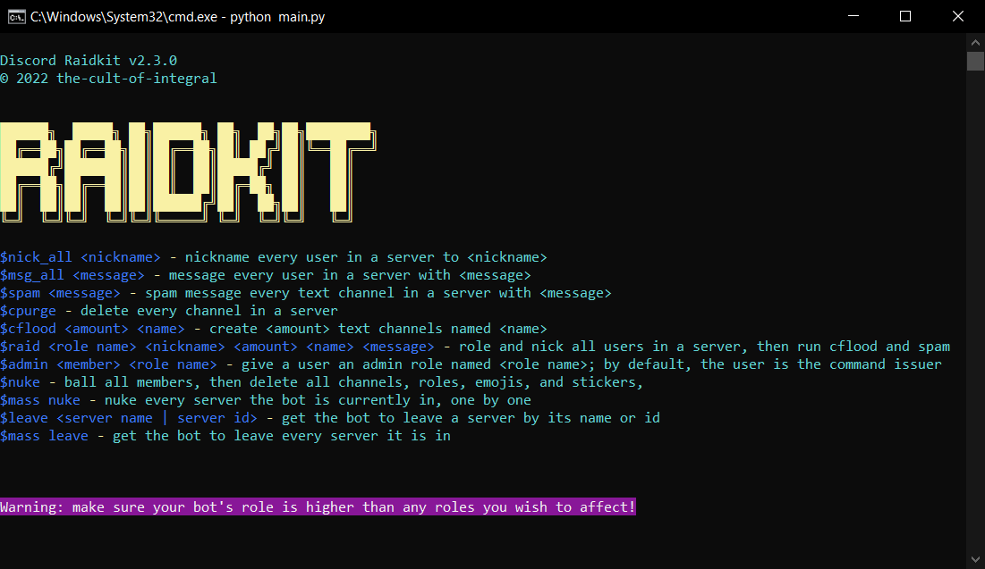Discord Raidkit v2.3.0 Image