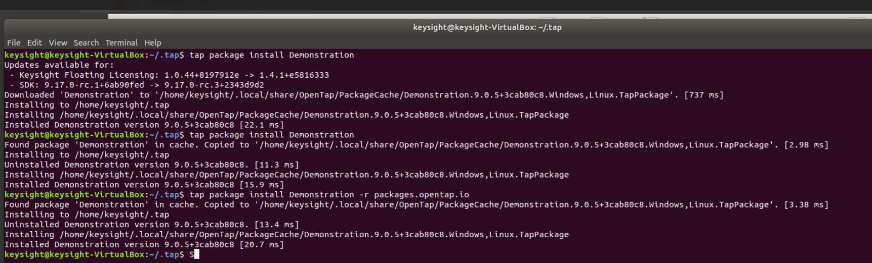 Ubuntu Incorrect cache message when not using repository · Issue