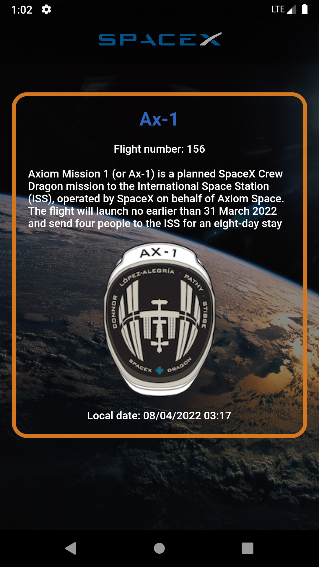 GitHub - FiratTurkeli/spacex: Mobile app showing SpaceX's latest ...