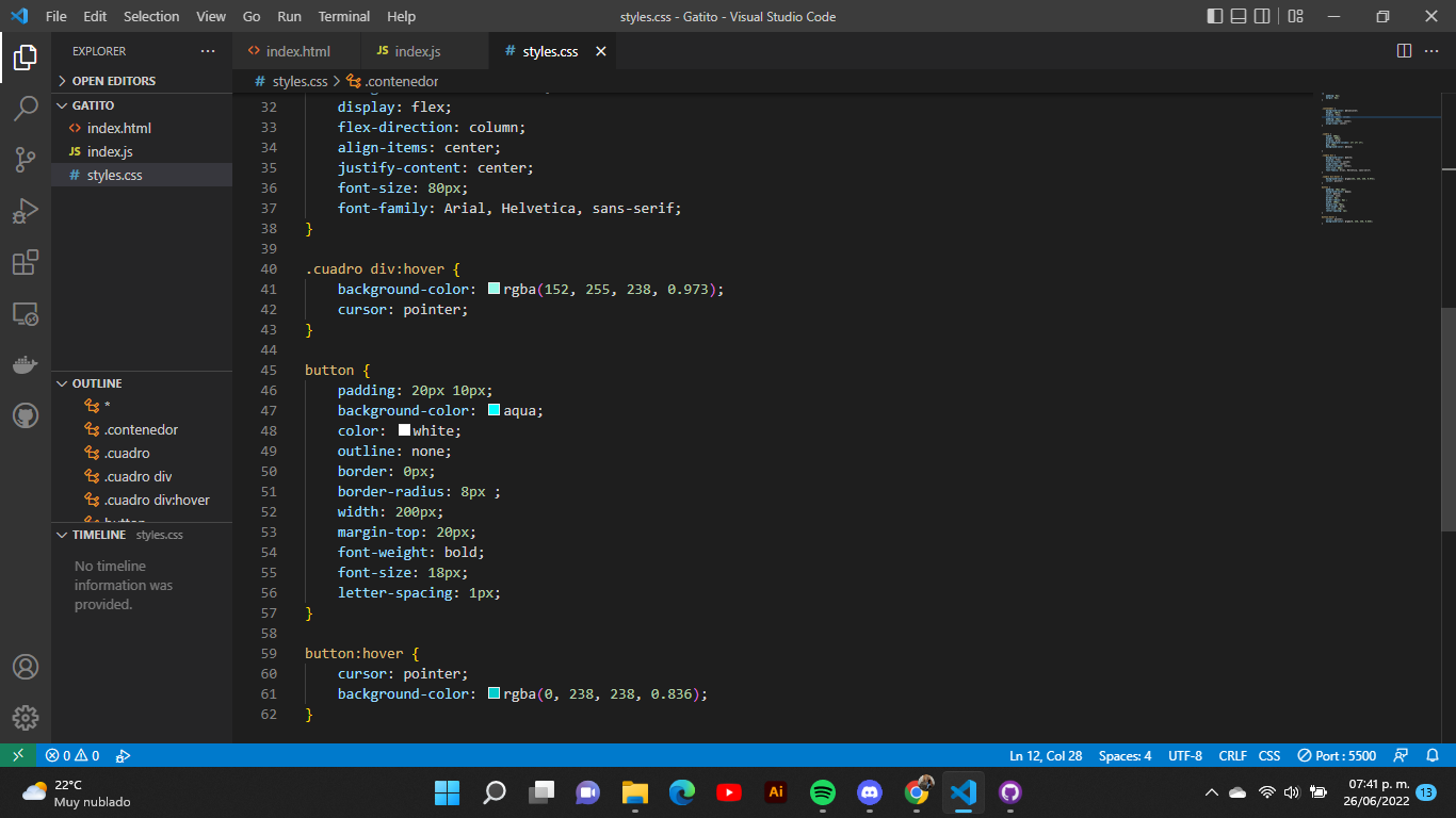 GitHub - imkarlacdv/Ejercicio-Vanilla: Ejercicio de la clase de ...