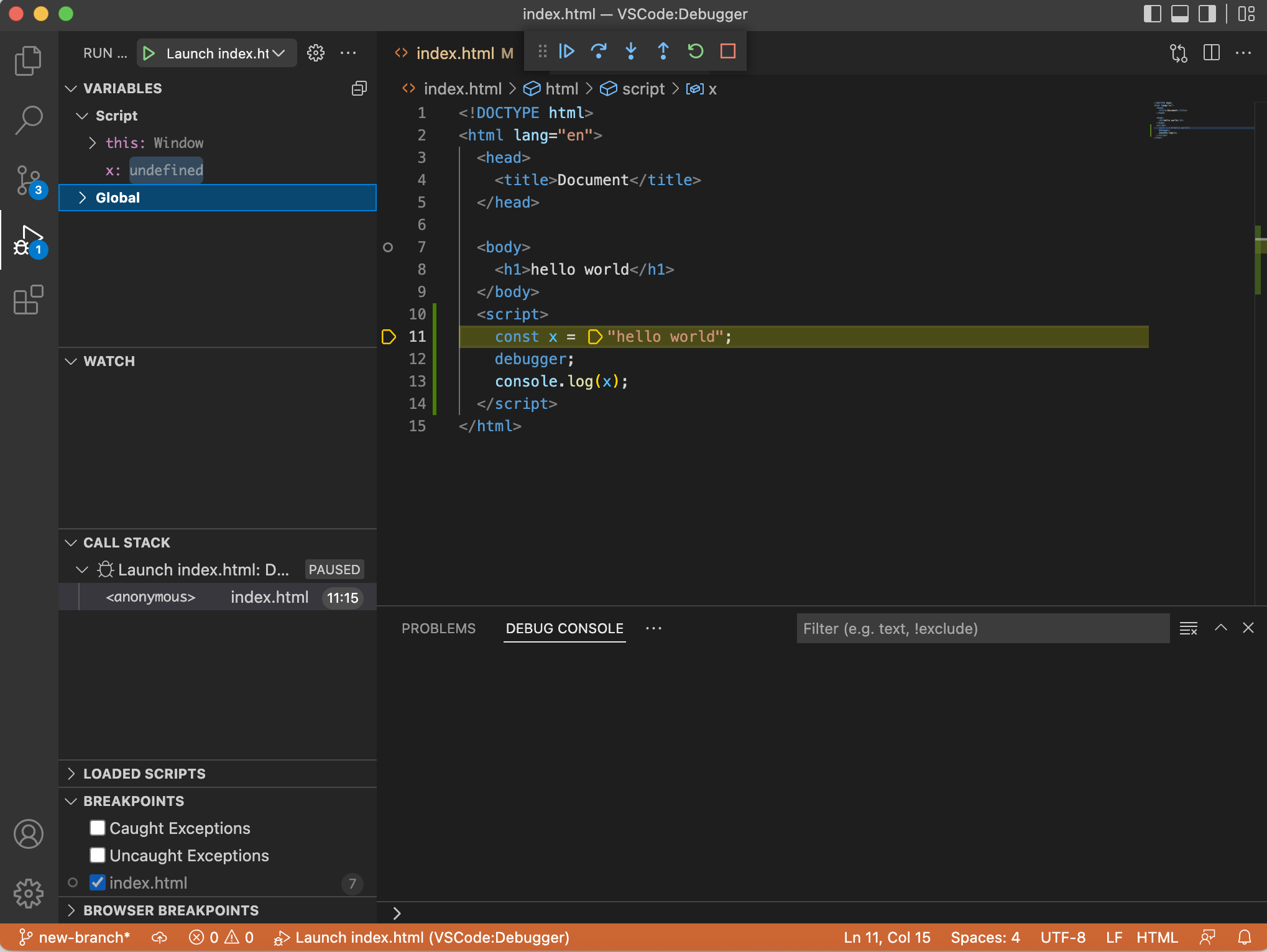 Debugger с точкой останова · Issue #2 · Nightfox87/VSCode-Debugger · GitHub