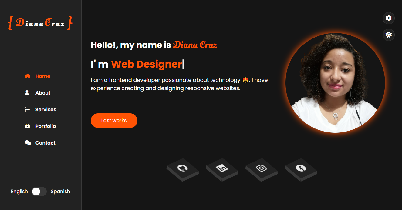 GitHub - parthoshaon/DianaCruz-Portfolio: This is my personal website ...