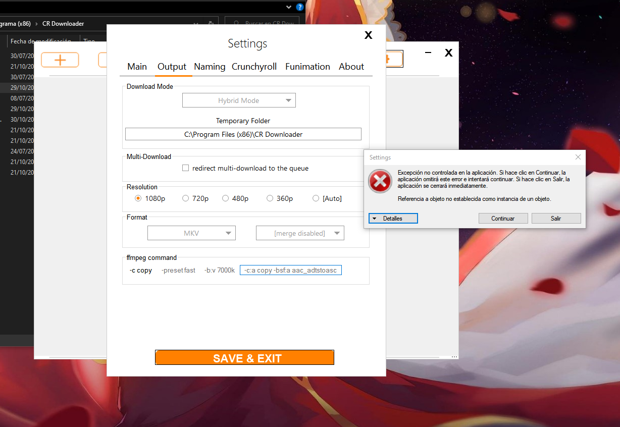 Error when I put MKV on _u9 · Issue 577 · hama3254/Crunchyroll