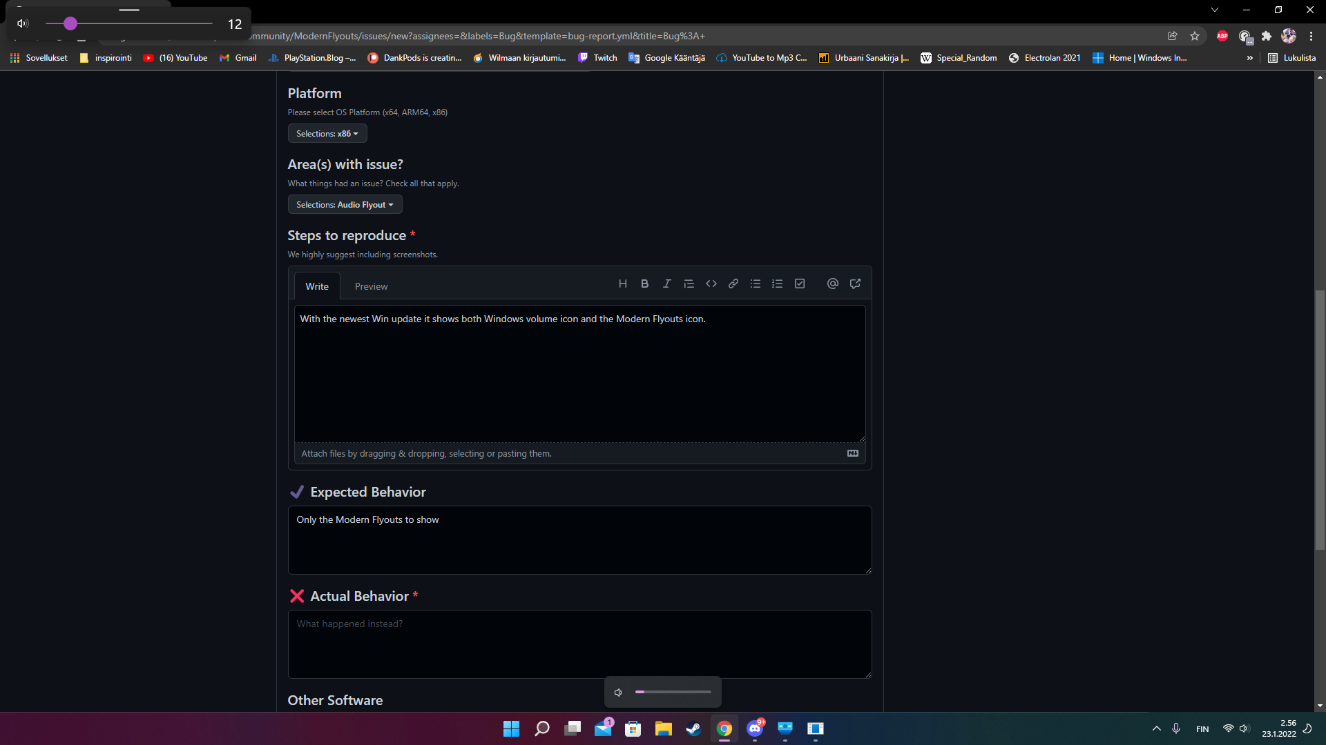Bug: · Issue #928 · ModernFlyouts-Community/ModernFlyouts · GitHub