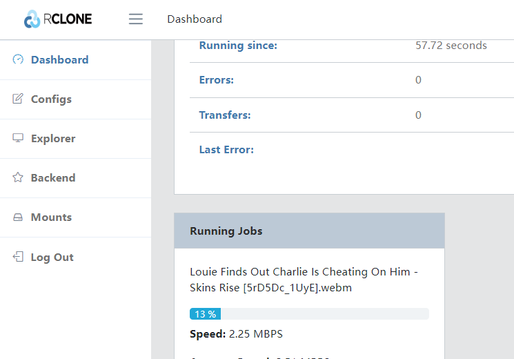 Rclone Upload Interrupted Partial File github.com