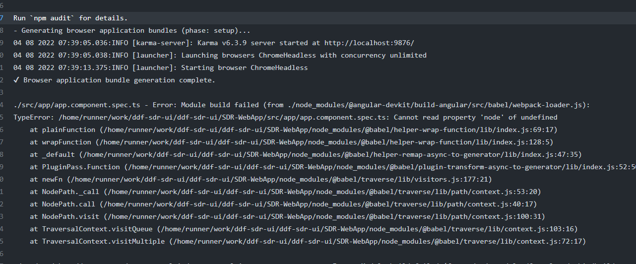 ERROR - Cannot read property 'node' of undefined · community ...