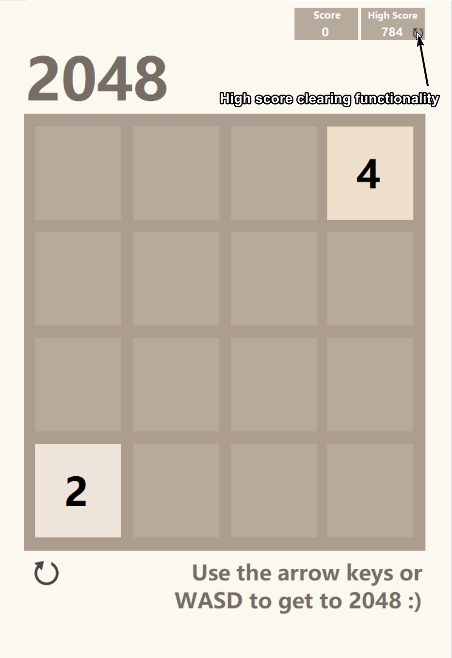 GitHub - mmeppelink20/2048: 2048 game
