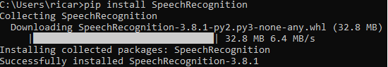 SpeechRecognition