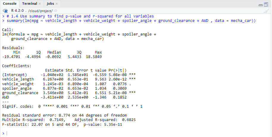 GitHub - Peteresis/MechaCar_Statistical_Analysis: Use of Statistics and R