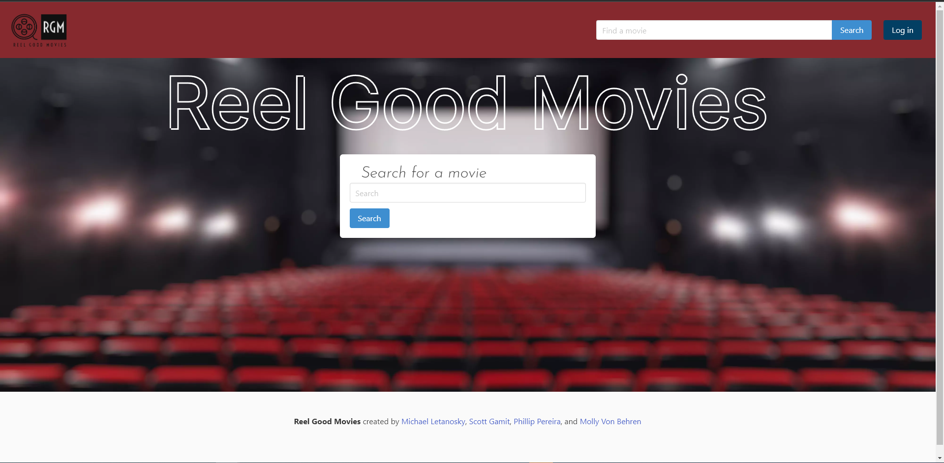 GitHub - MichaelMLetanosky/reel-good-movies: Reel Good Movies · GitHub