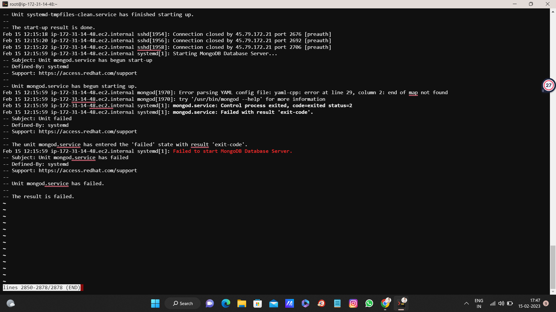 mongodb error · learndevopsonline learndevopsonline · Discussion #44 ...