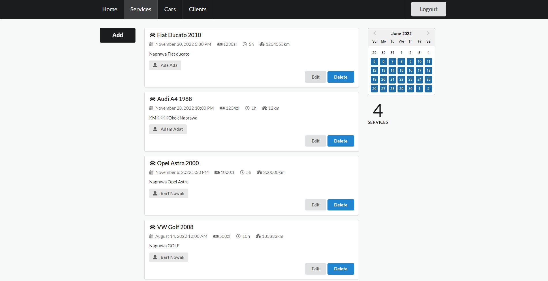 GitHub - bartosz0601/YourGarage: Web + ASP.NET · GitHub