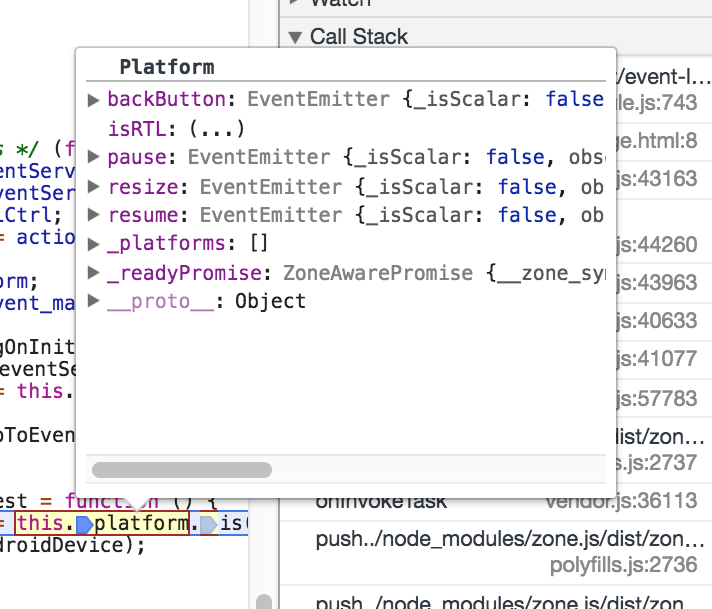 v4: @ionic/angular: bug - platforms array is empty · Issue #14465 ...