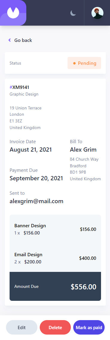 GitHub - RedouaneAjgagal/invoices-app: Invoices app is made to manage ...