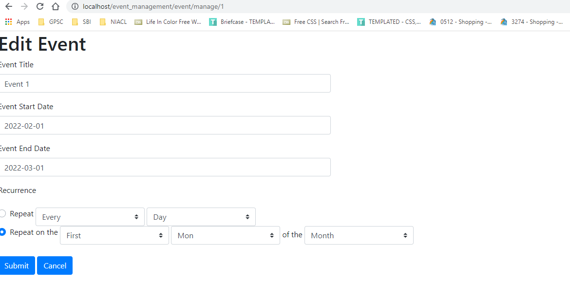 GitHub - ShraddhaJoshi22/event_management: Event Management