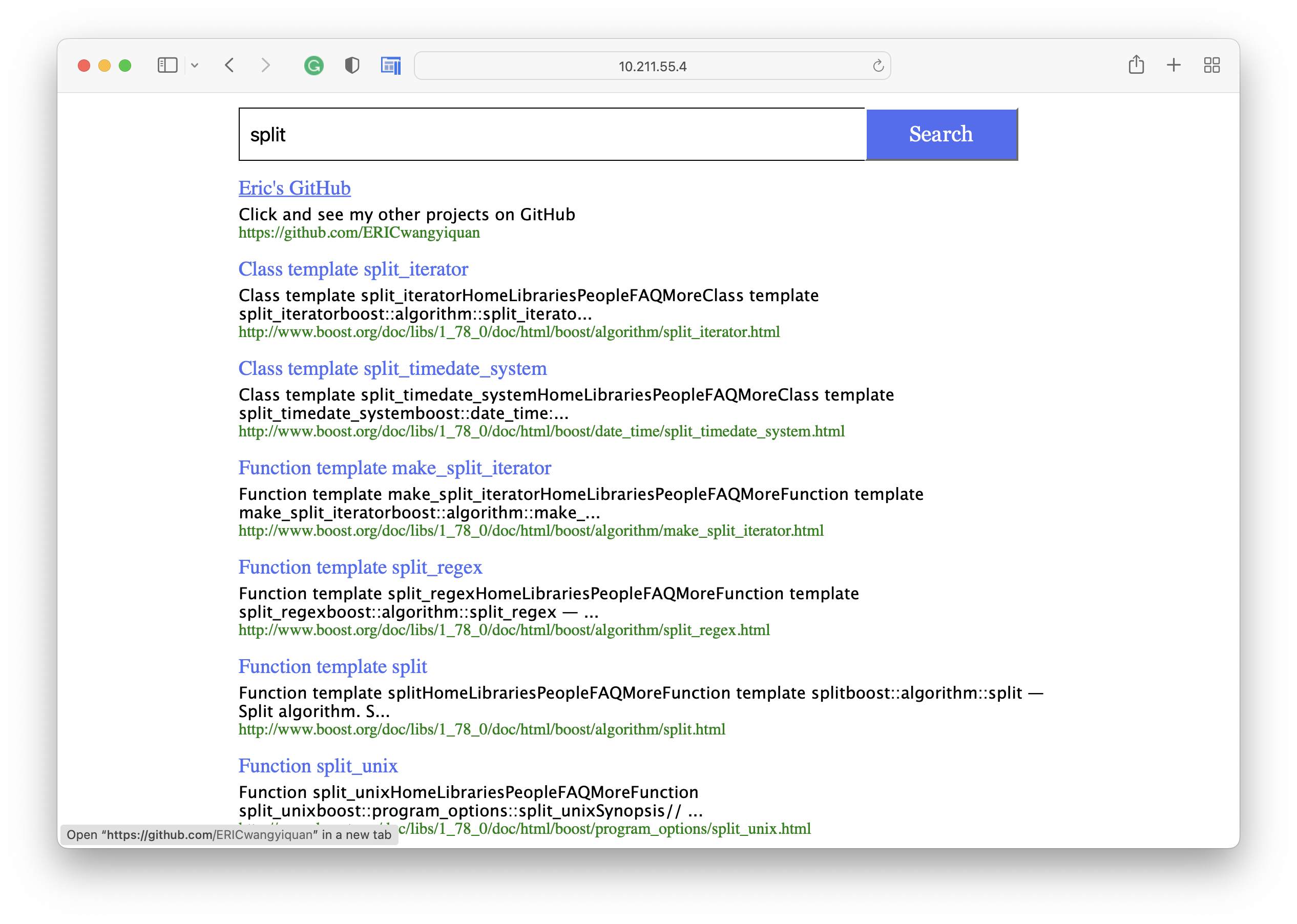 GitHub - ERICwangyiquan/boost-SearchEngine: # A search engine to search ...