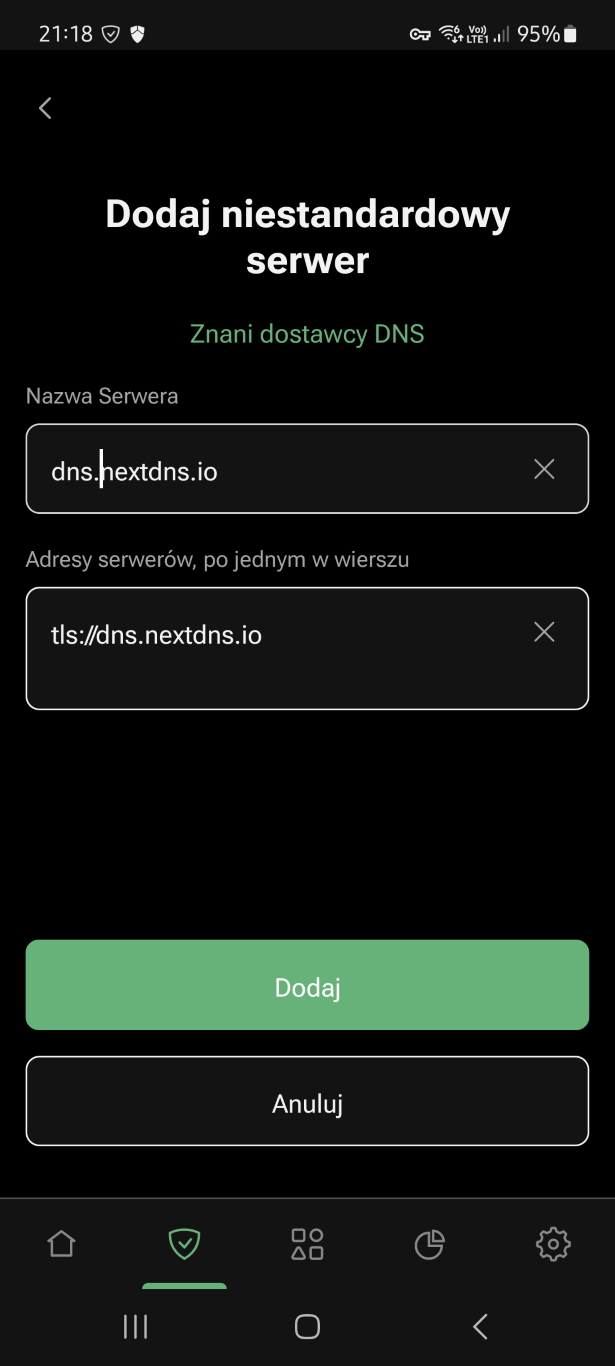 Cannot Add NextDNS · Issue #4996 · AdguardTeam/AdguardForAndroid · GitHub