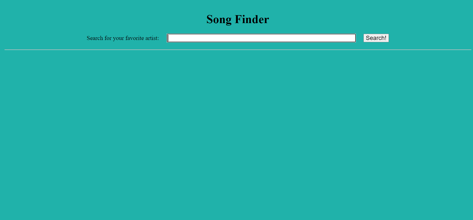 GitHub GandiBintang/SongFinder Song Finder Website by using HTML