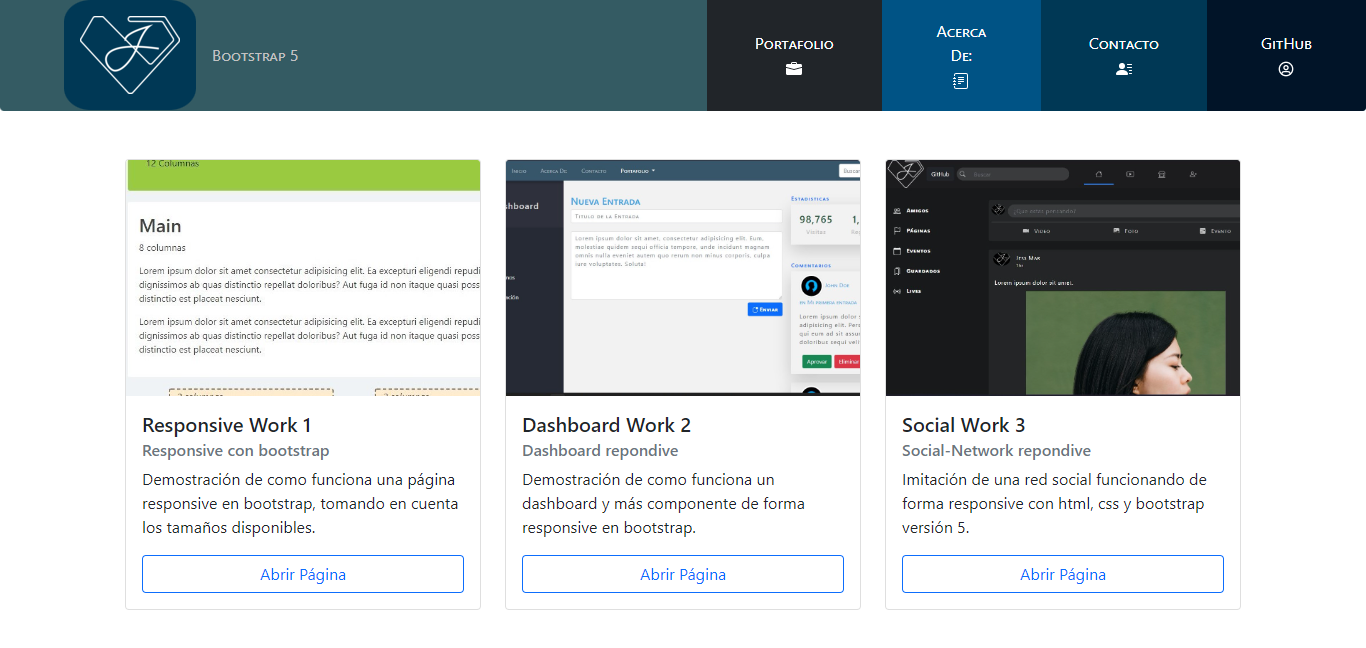 GitHub - jairdiaz0/Bootstrap-5-Example: Mostramos el uso de Bootstrap 5 ...