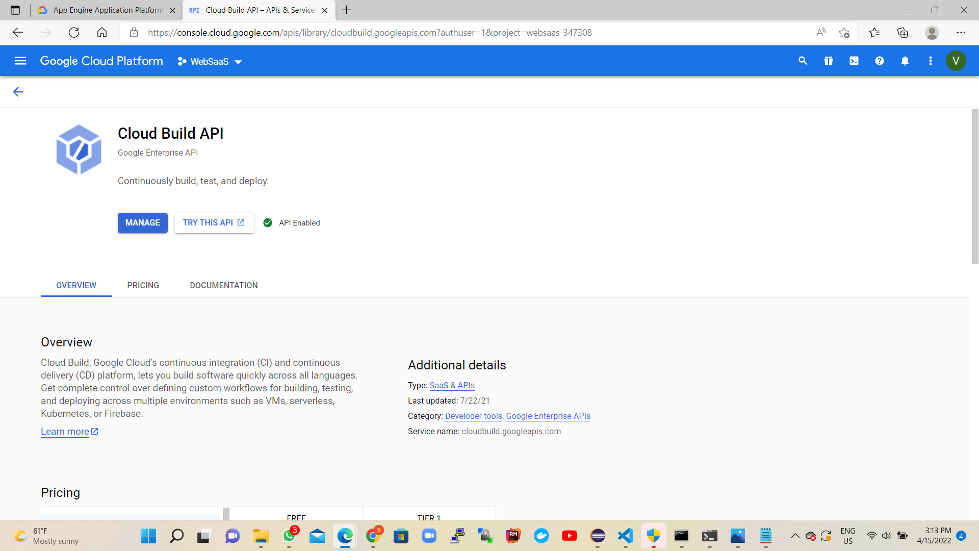 Workflow for how to create Saas - saiyakkala/SaasProject GitHub Wiki
