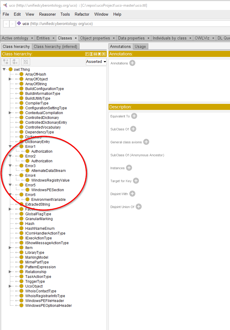 Recent merges have introduced class errors with respect to ...