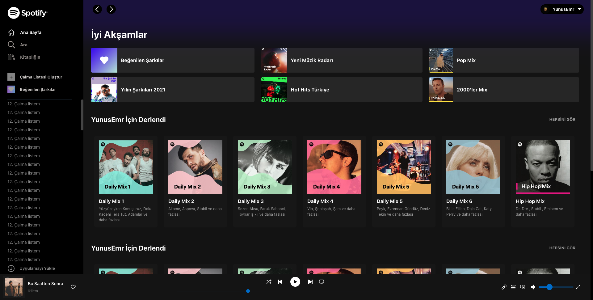 GitHub - yunusemrekorucu/spotify-clone: Spotify clone with react