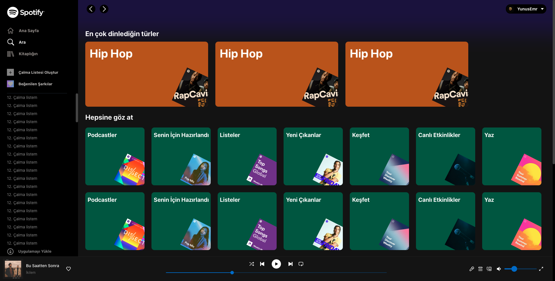 GitHub - yunusemrekorucu/spotify-clone: Spotify clone with react