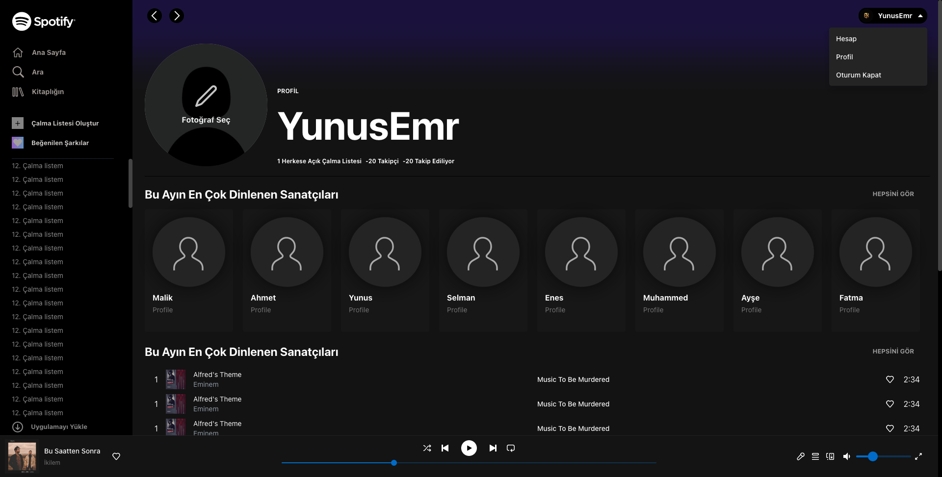 GitHub - yunusemrekorucu/spotify-clone: Spotify clone with react