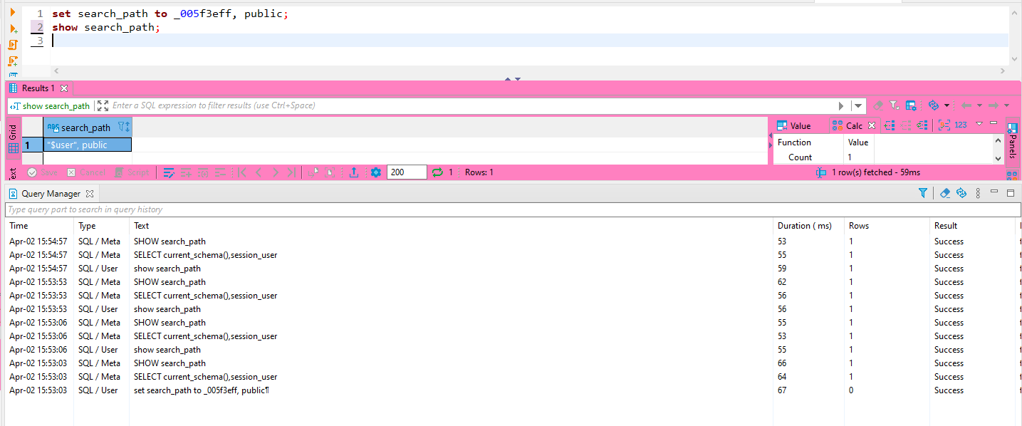 DBeaver losts current schema. · Issue #11828 · dbeaver/dbeaver · GitHub