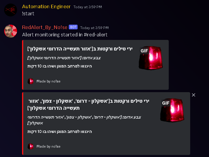 GitHub no1se2/RedalertDiscordBot I implemented a way to