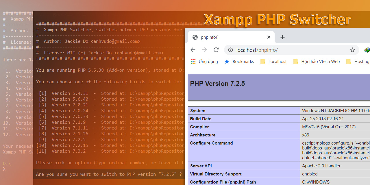 download xampp with php 7.4 for windows 10 64 bit