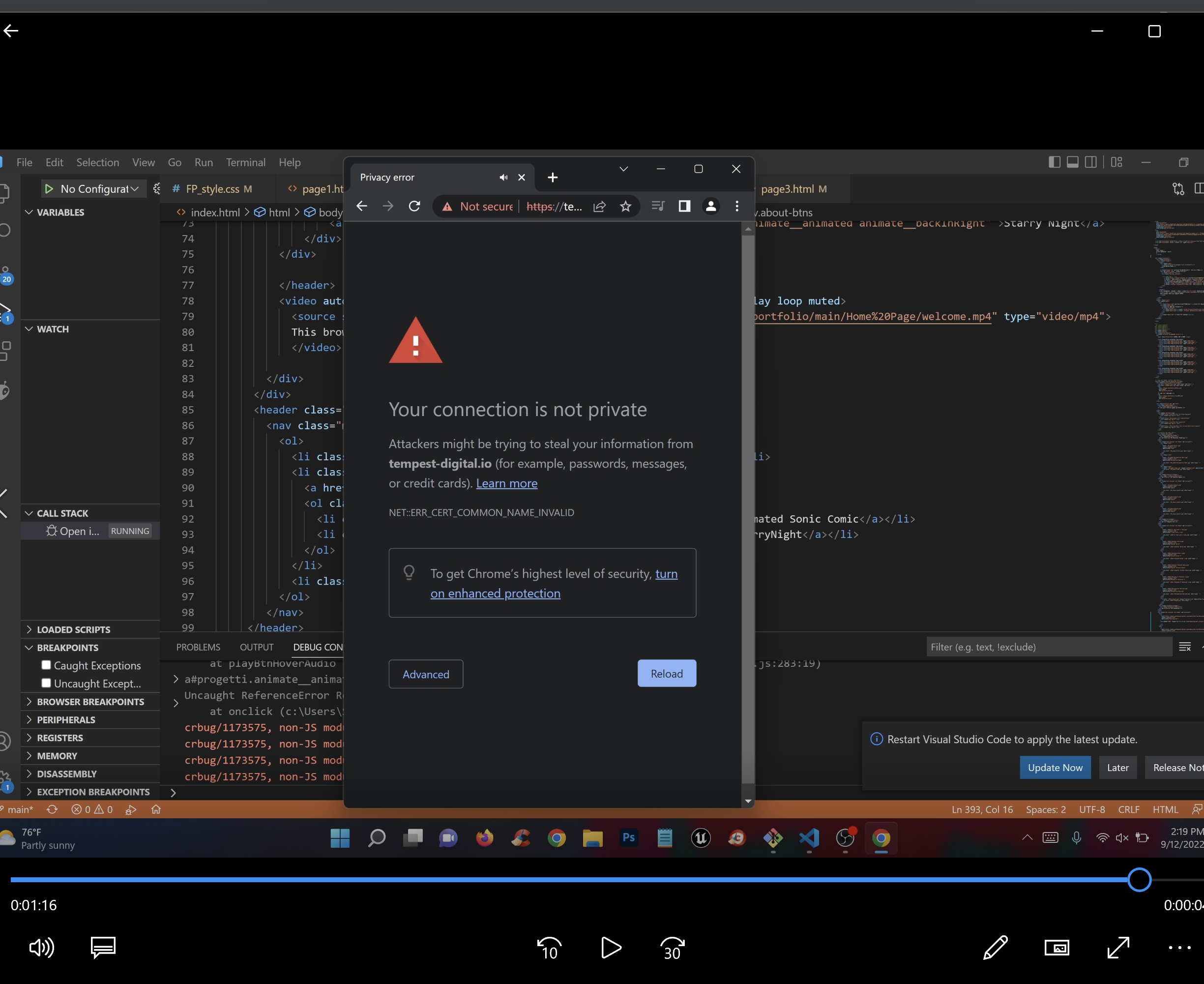 Github Pages Privacy error · community · Discussion #32973 · GitHub