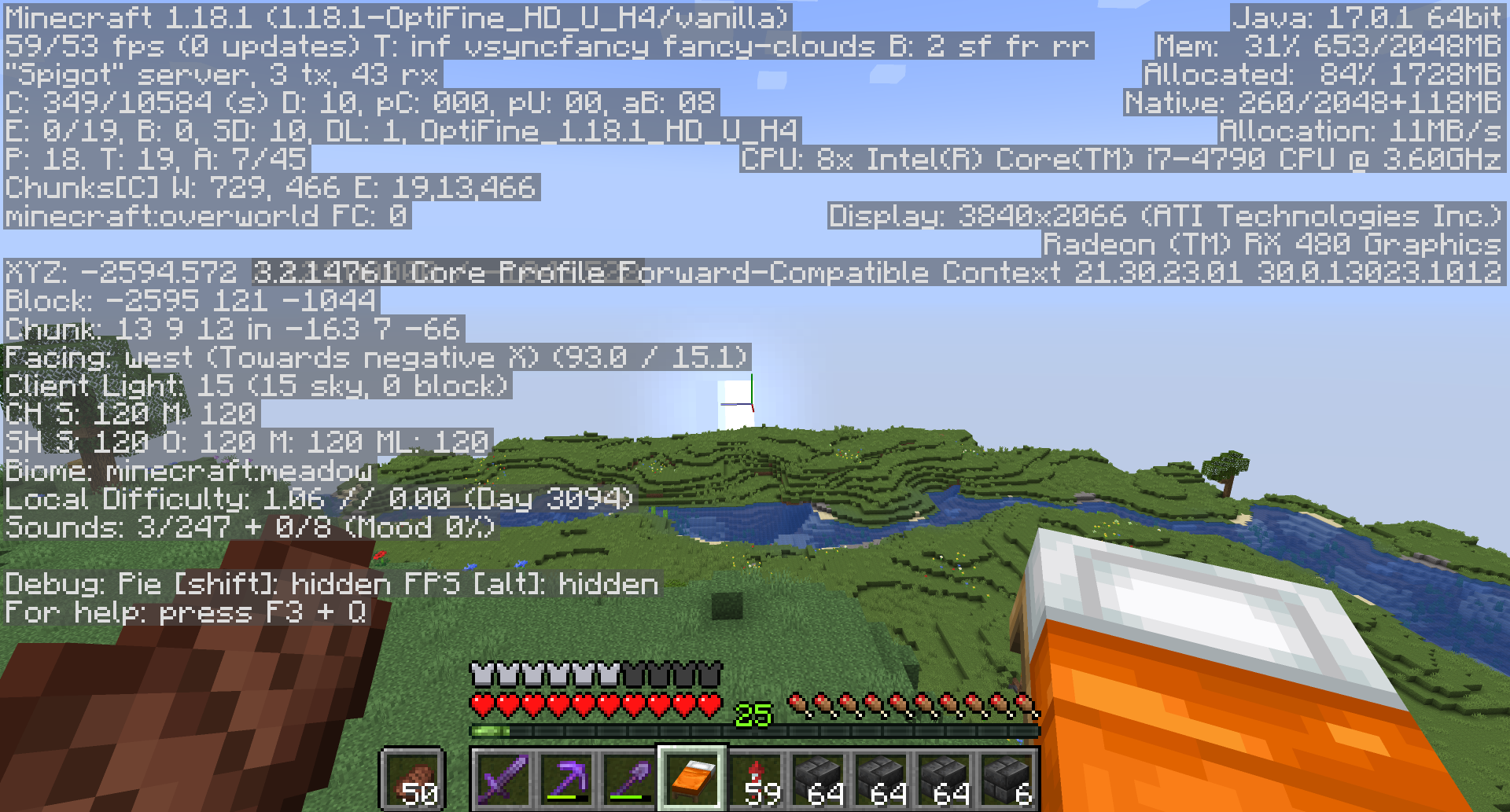 F3/Debug screen multiplayer · Issue #6587 · sp614x/optifine · GitHub