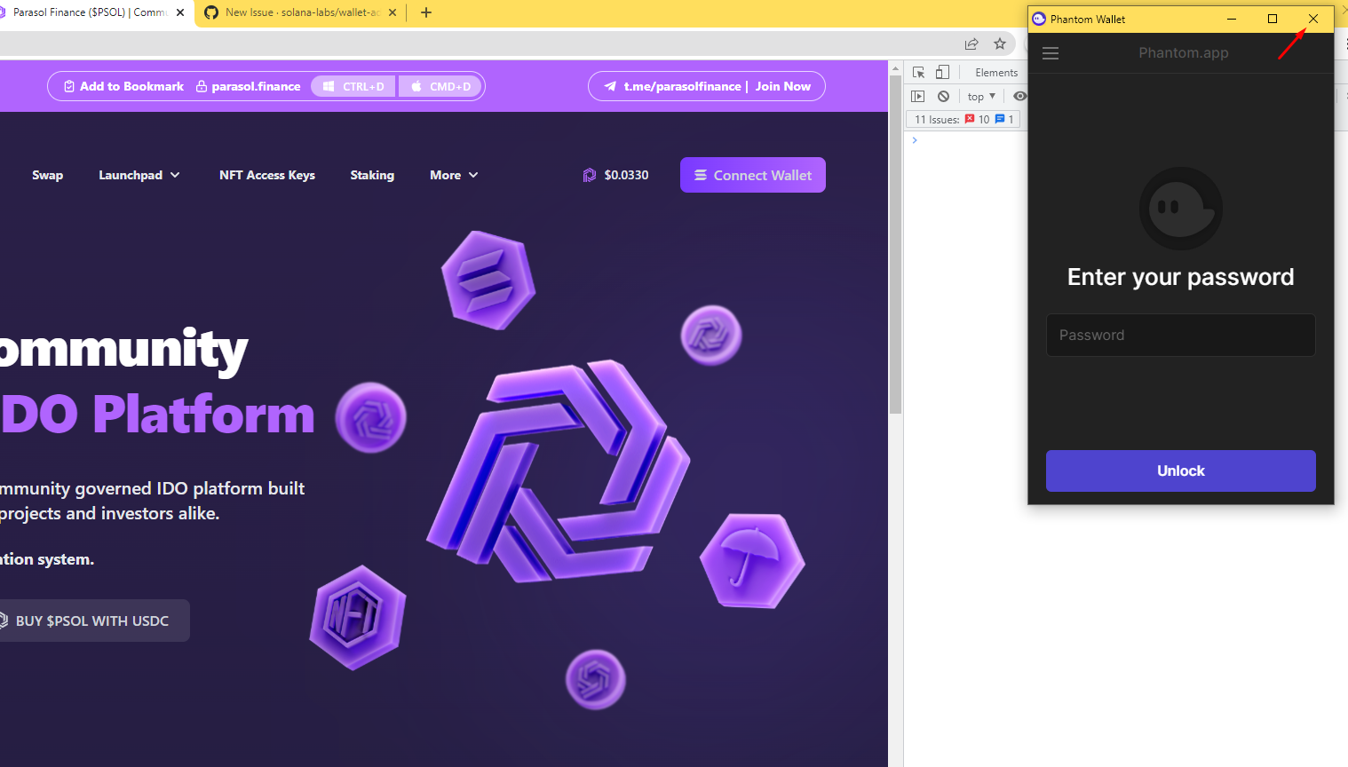 Wallet Connection Error (prompts phantom wallet lock screen twice) · Issue  #519 · anza-xyz/wallet-adapter