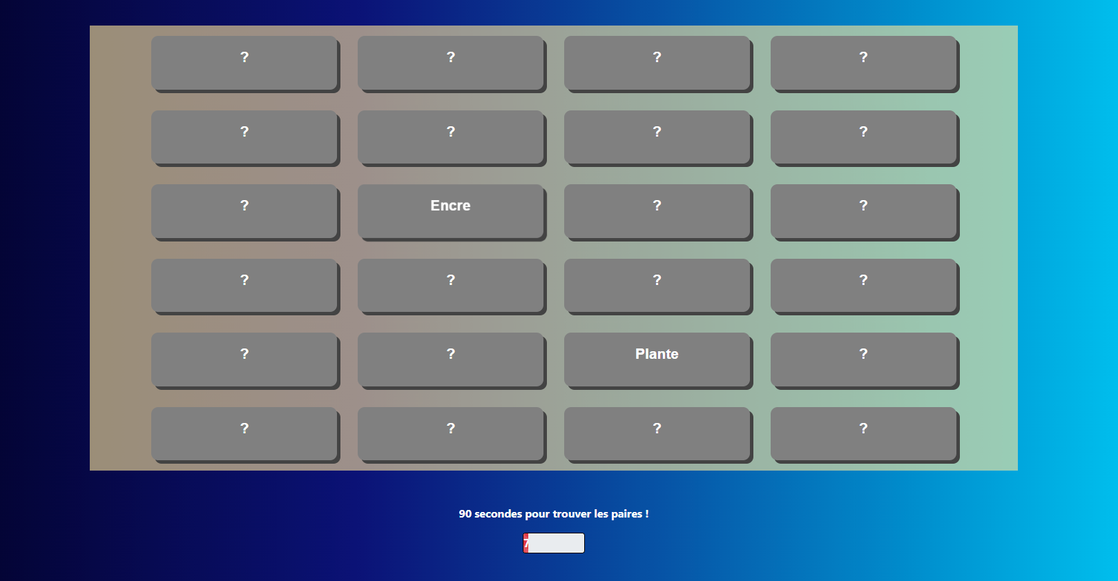 GitHub - EddyJS6/Memory: Création d'un jeu de Memory en React ...