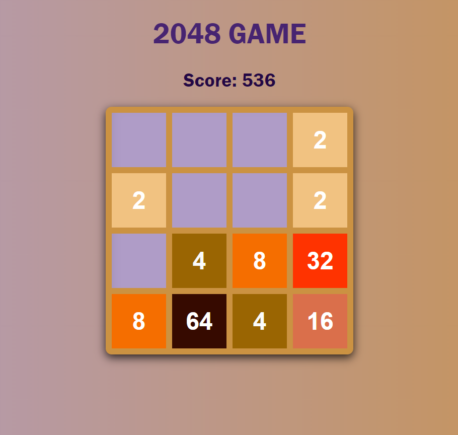 GitHub shahfaidrabbani/2048game Singleplayer sliding block puzzle game