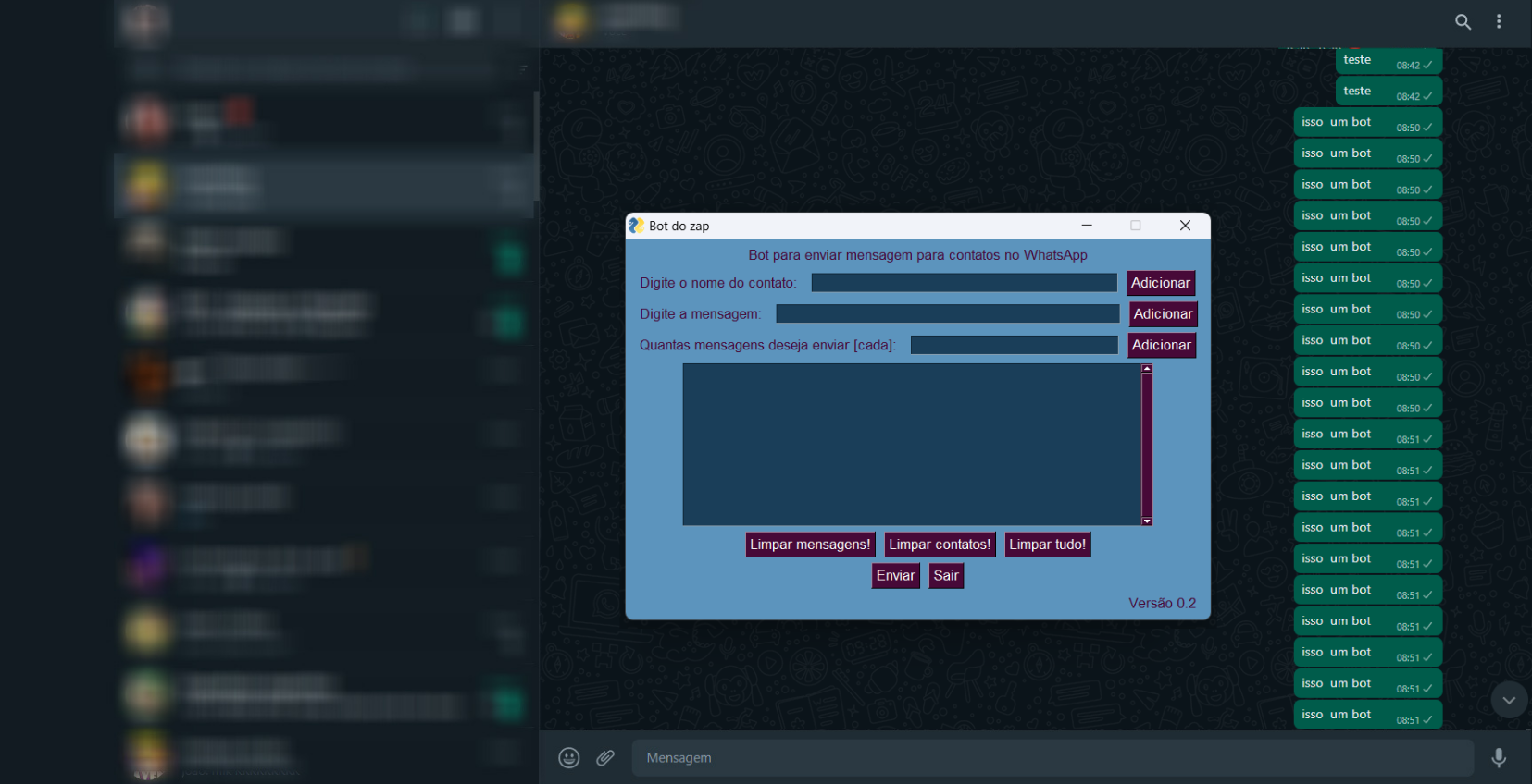 Github Enzosakamoto Bot Zap 2 0 Bot Para Envio De Mensagens